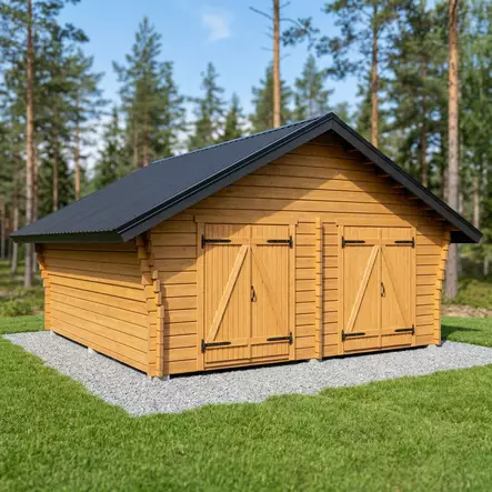 Timmerlada Rako XL Gårdsfärråd 20m2 - Timmerlador - 41005012 - 2