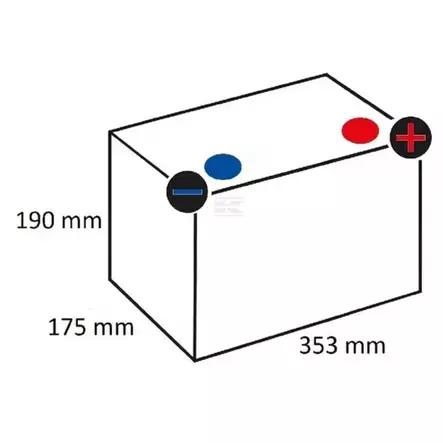 Batteri 12V 95Ah 850A AGM XEV A5 VARTA - Bilbatterier och Fordonsbatterier - 595901085J382 - 2
