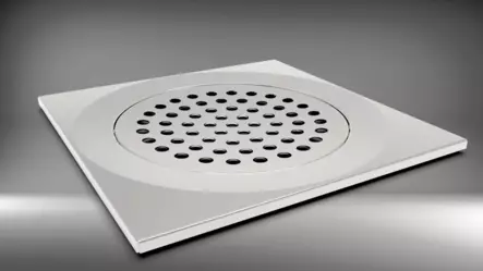 Golvränna Lock, RST Ram, 197x197mm - Golvbrunns lock - 6430042836352 - 1