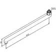 Damixa D-Juoksuputki 400mm G3/4 Kromi - Hanatarvikkeet - 5708516368632 - 2