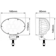 LED-Työvalo 65W 5200lm Ovaali Kramp - Työvalot ja Polttimot - LA10432 - 4