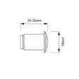 Bastuarmaturserie 6x3W Svart 3000K - LED-lampsatser - 6430025685502 - 4