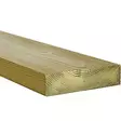 Terassilankku 45x195 (48x198) Kestopuu - Painekyllästetty ja Kestopuu - 26510042 - 1
