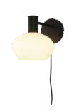 Bell Seinävalaisin, Musta/Valkoinen - Väggarmaturer - 7041661270862 - 1