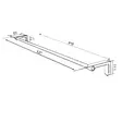 Damixa Zen Pyyhetanko 800MM - Naulakot, Koukut ja Telineet - 5708516848042 - 2