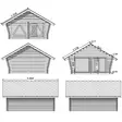 Hirsilato R20 Rakomalli Pihavarasto 20m2 - Hirsiladot ja Pihaladot - 41005012 - 5