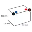 Batteri 12V 95Ah 850A AGM XEV A5 VARTA - Bilbatterier och Fordonsbatterier - 595901085J382 - 2