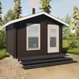 Pihasauna Pallas 11m2, 42 mm Hirsisauna - Tynnyrisaunat ja Hirsisaunat - 4100503012 - 4