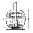 Tynnyrisauna 30, Pystyseinäinen - Timmerbastun - 11025062 - 6