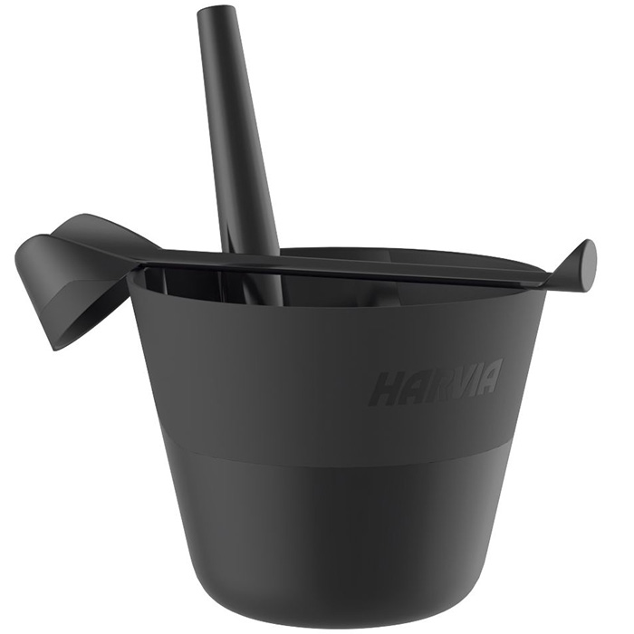 Harvia Click Stäva och Skopa -set, Svart - Bastustävor och skopor - 6417659025522 - 1