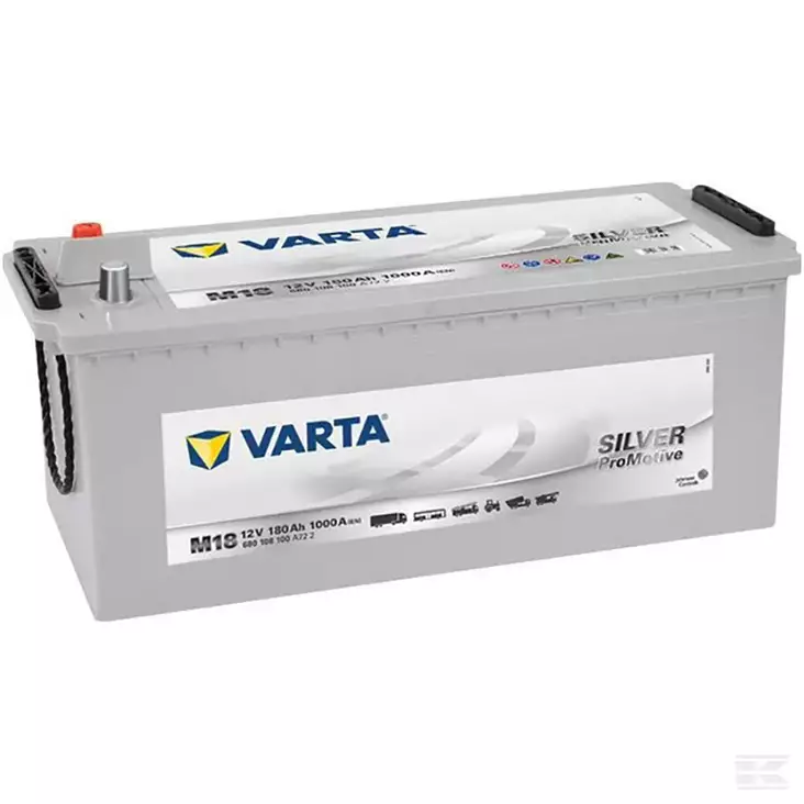 Akku 12V 180Ah 1000A VARTA - Bilbatterier och Fordonsbatterier - 680108100A722 - 1