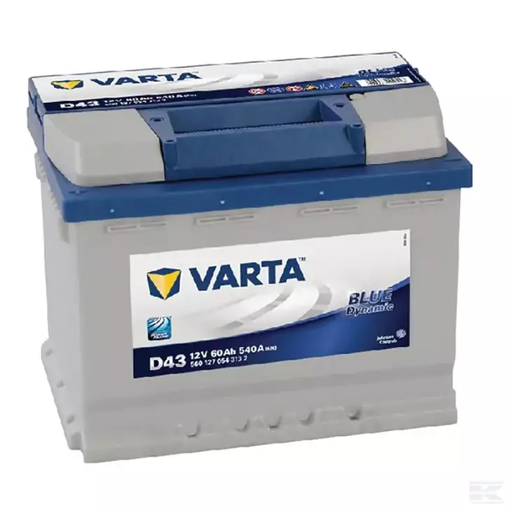 Akku 12V 60Ah 540A VARTA - Bilbatterier och Fordonsbatterier - 5601270543132 - 1