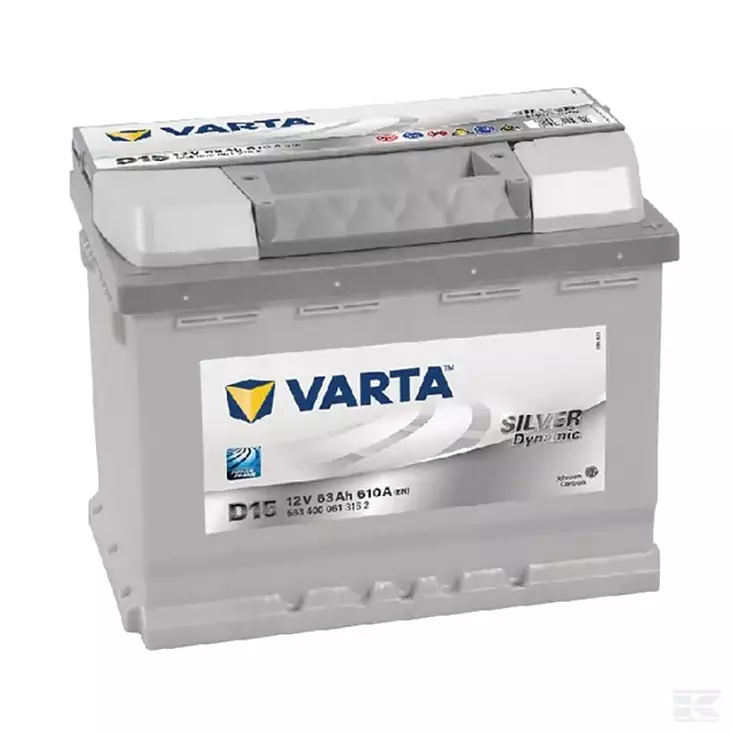 Akku 12V 63Ah 610A VARTA - Bilbatterier och Fordonsbatterier - 5634000613162 - 1