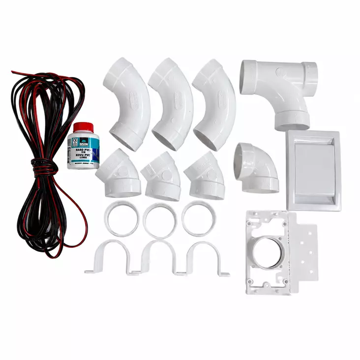 Balk 1. installationssats - Centraldammsugare och tillbehör - 6415869071162 - 2