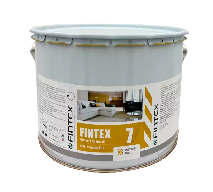 Fintex 7 Ytbeläggning 9L Vit - Inredningsfärger - 6418347000982 - 1