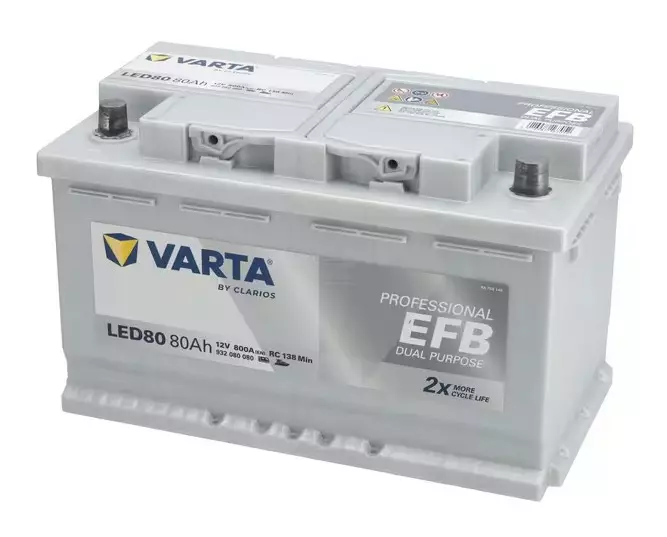 Batteri Varta 12V 80Ah 800A - Bilbatterier och Fordonsbatterier - 4016987167052 - 1