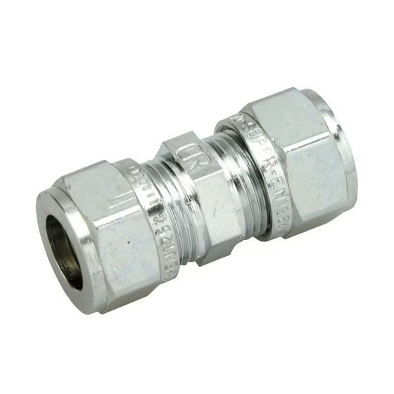 Puserrusväliliitin 12mm Kromi Opal - Krompläterade mässingsdelar - 6413820151342 - 1