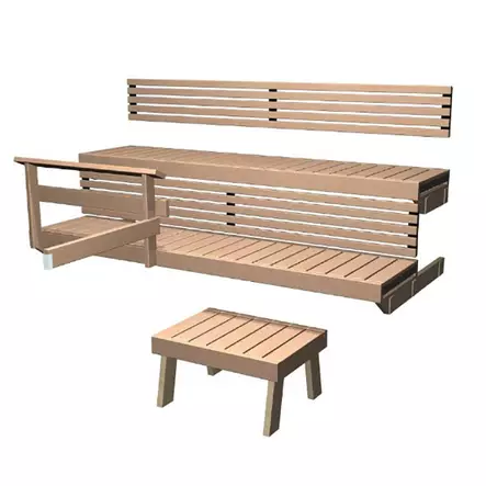 Laudepaketti Formula Tervaleppä 1900mm - Laudepaketit - 11020043 - 2