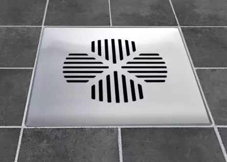 Golvvattentätningslock Excenter Installationsram - Golvbrunns lock - 6430042836833 - 2