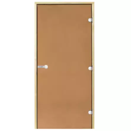 Harvia Saunanovi Pronssi Lasi Mäntykarmi - Saunan Ovet - 6417659010023 - 1