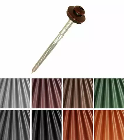 Kateruuvi Eternit Torx20, 6x100mm 100st - Farmerskruv - 4743247011403 - 1