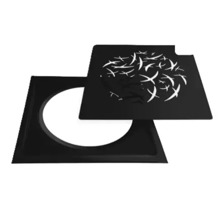 Golvbrunnsil med rostfri ram, 197X197mm - Golvbrunns lock - 6430042836253 - 1