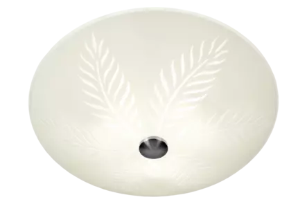 Palmblad Plafondi, Valkoinen/Teräs - Takarmaturer - 7392986815833 - 1