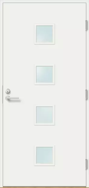 Ulko-Ovi Oona Valkoinen, Matalaenergia - Ulko-ovet - 110160783 - 1