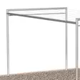 Mellanstång 50mm Varmförzinkad Stålrör 390cm - Vädrings- och torkställ - 6417538000503 - 1