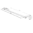 Damixa Zen Handdukstork 800MM - Klädställ, krokar och hållare - 5708516848103 - 2