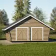 Hirsilato R25 Rakomalli Pihavarasto 25m2 - Hirsiladot ja Pihaladot - 41005013 - 2
