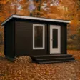 Pihasauna Ylläs 11m2 Pulpettikatto - Tynnyrisaunat ja Hirsisaunat - 4100503013 - 1