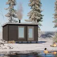 Pihasauna Ylläs 11m2 Pulpettikatto - Tynnyrisaunat ja Hirsisaunat - 4100503013 - 4
