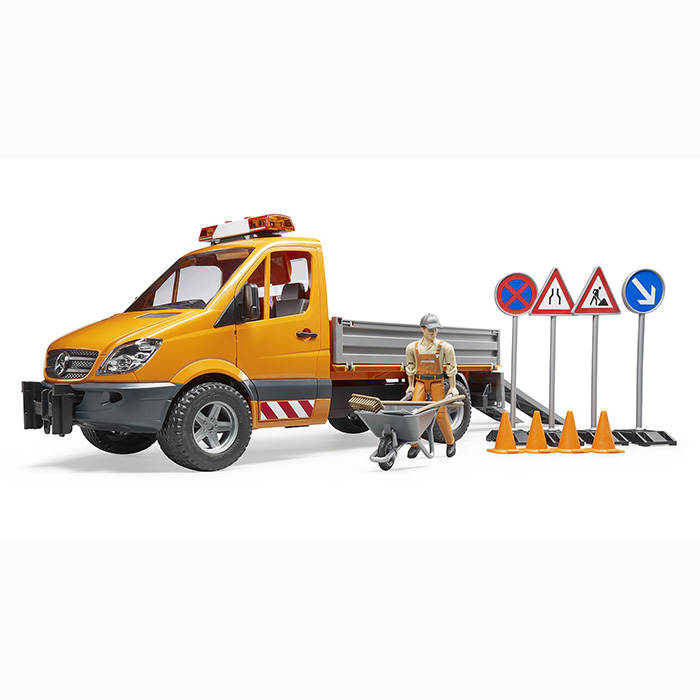 Bruder Mercedes Benz Sprinter Servicebil - Leksaksbilar och Tillbehör - 4001702025373 - 1
