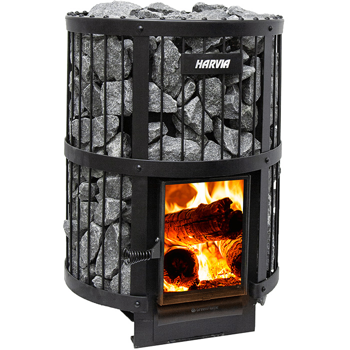 Harvia Legend Greenflame Vedeldad Bastu-ugn Svart - Vedaggregat - 6417659024853 - 1