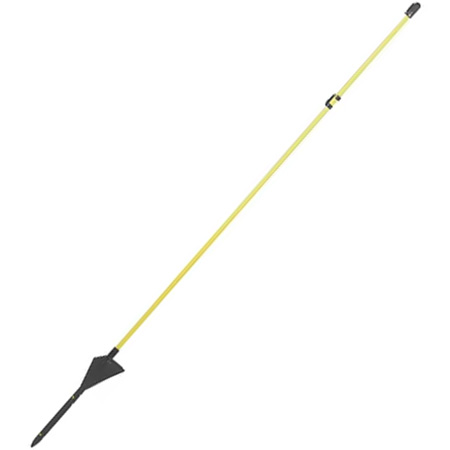 Lasikuitupylväs, 110cm, keltainen, 10kpl - Stängselstolpar och pelare - 444293 - 1