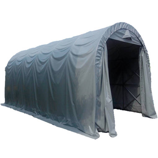 Båghall Prohall 4,5x13m 500g Grå - Tältgarage och Tälthallar - 6438014166483 - 1
