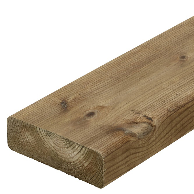 Trallbvirke 28X95 Brun Impregnerad - Tryckimpregnerad och väderbeständigt trä - 3000003553 - 1