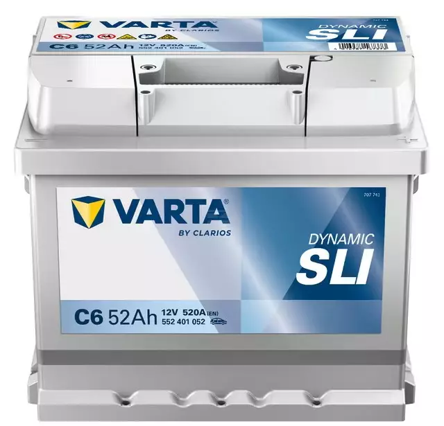 Batteri Varta 12V 52Ah 520A - Bilbatterier och Fordonsbatterier - 4016987167373 - 1