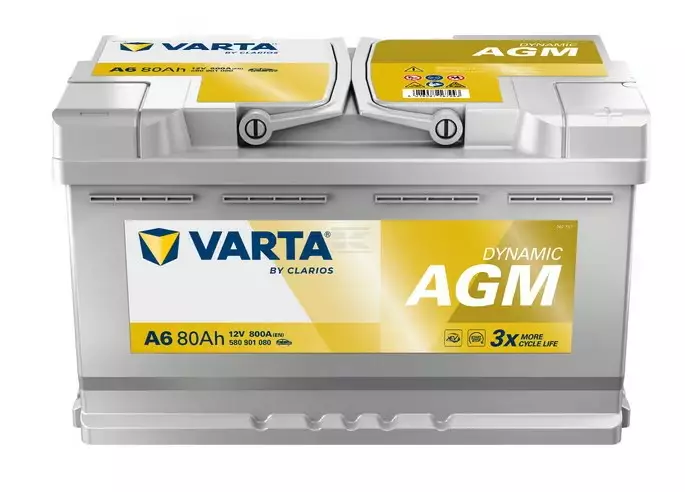 Batteri Varta 12V 80Ah 800A - Bilbatterier och Fordonsbatterier - 4016987167243 - 1