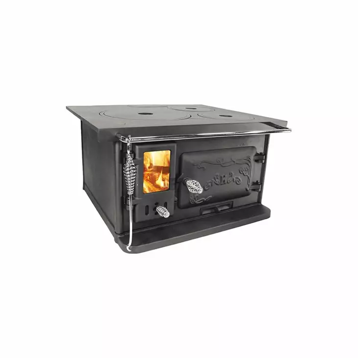 Vedspis westbo ornament med glaslucka - Vedspisar och Vedhällar - 18028991503 - 1