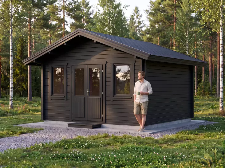 Gäststuga 20m2, Gårdshus, Friggebod - Övriga Gårdsbyggnader - 6424110256593 - 1
