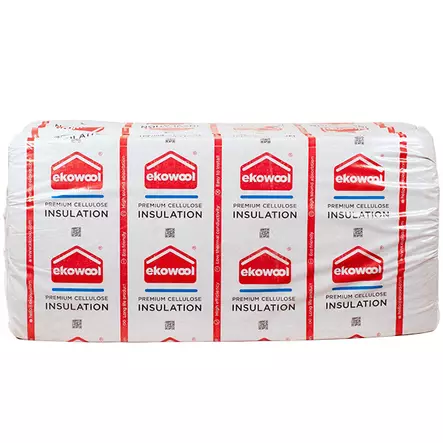 Ekowool Isoleringsskiva W125, 125x565x1200mm - Cellulosavaddisolering - 22510024 - 1
