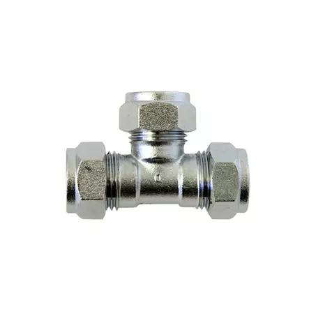 PUSERRUS T-LIITIN OEN - Krompläterade mässingsdelar - 6413820153704 - 12