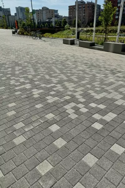 Kartanonoppa 138x138x80mm Hiekkapuhall. - Kartanokivet - 6438256032744 - 2