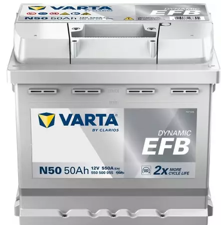 Batteri Varta 12V 50Ah 550A - Bilbatterier och Fordonsbatterier - 4016987167304 - 1