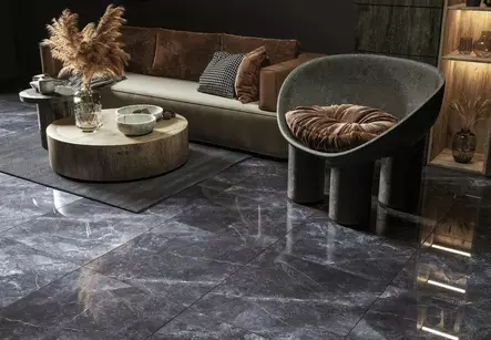 Lattialaatta Space Stone, Musta - Lattialaatat - 4823057155624 - 2