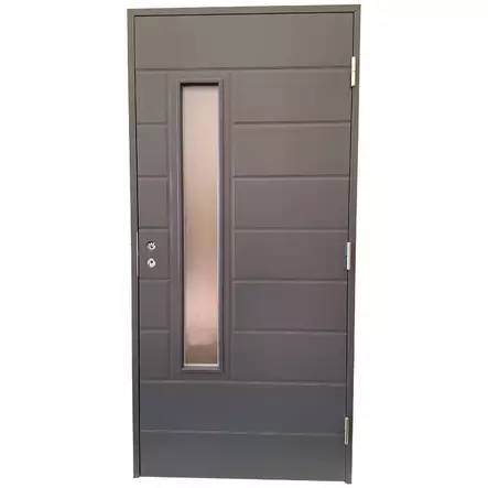 Ytterdörr Helena 10x21 Höger Mörkt Grå - Ytterdörrar och våningsplansdörrar - 110160284 - 1
