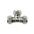 Puserrus T-Liitin 10mm Kromi Opal - Kromatut Messinkiosat - 6413820153704 - 12