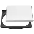 Vieser Flip Klinkerram Fyrkantslock - Golvbrunns lock - 6430066742424 - 1